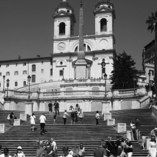 SpanishStepsRomeBW_0633